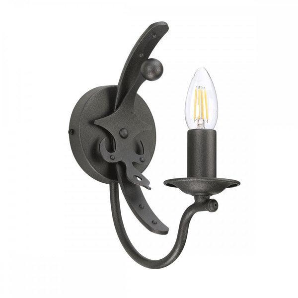 Windsor Single Wall Light in Graphite