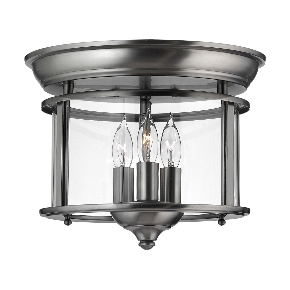 Gentry Flush Mount Light in Pewter