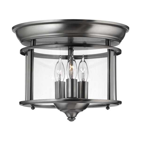 Gentry Flush Mount Light in Pewter