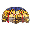 Loddiswell Tiffany 30cm Shade Only in Blue Orange and Crystal