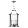 Gentry Six Light Large Pendant in Pewter