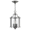 Gentry Three Light Small Pendant in Pewter