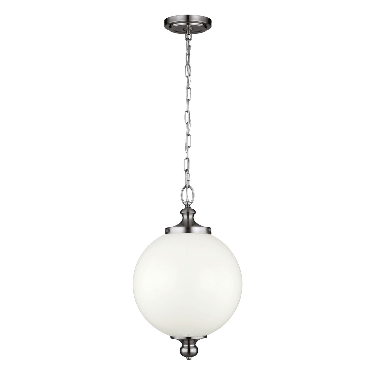 Parkman Large Pendant in Polished Nickel
