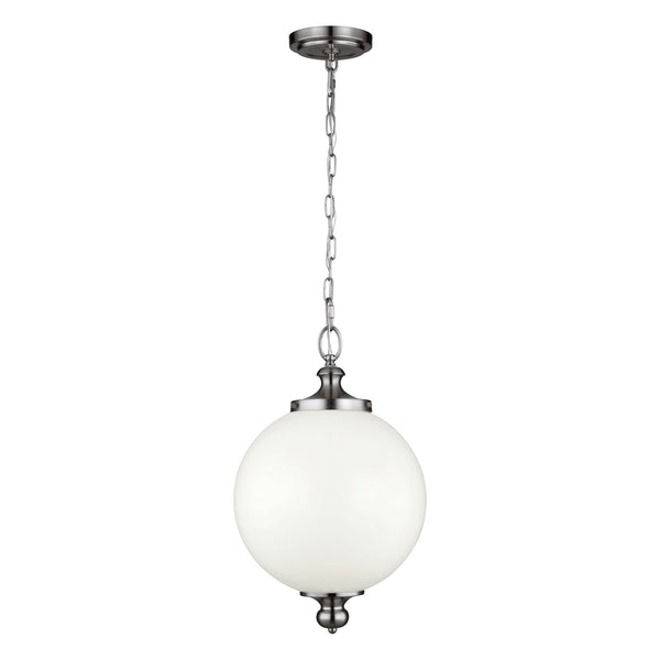 Parkman Large Pendant in Polished Nickel