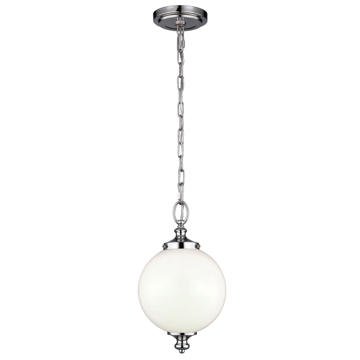 Parkman Small Pendant in Polished Nickel