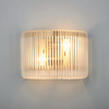 Jevington Medium Wall Light in Brass with Frosted Glass
