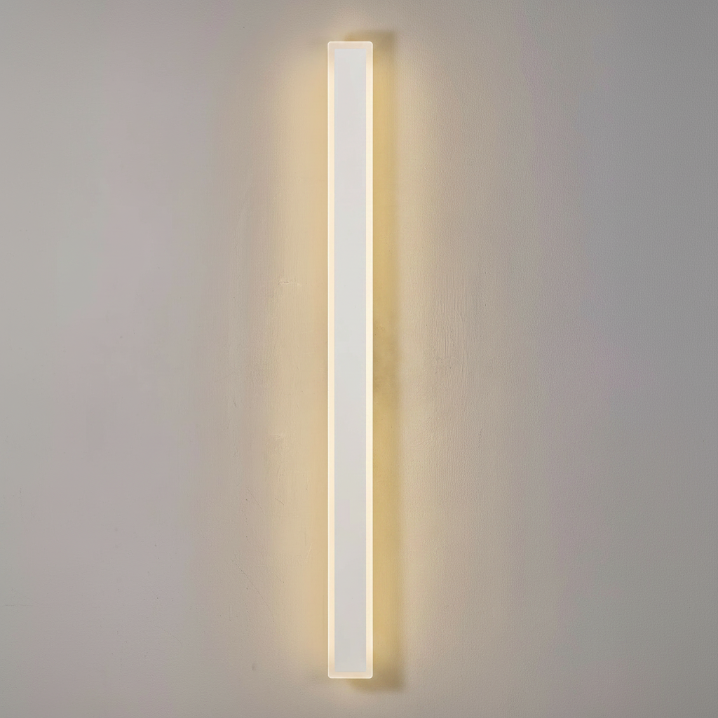 Kemberton 1200 28w LED Linear Rectangle Exterior Wall Light in Sand White