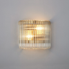 Jevington Small Wall Light in Brass with Clear Glass