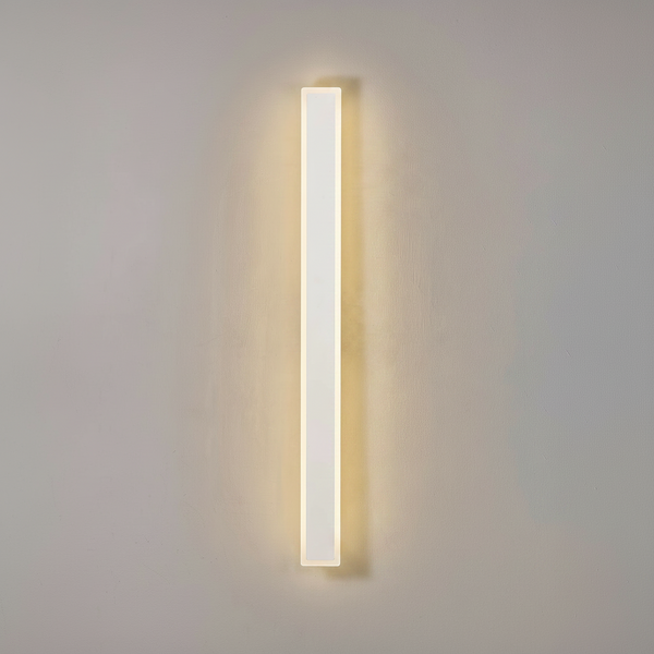 Kemberton 1000 22w LED Linear Rectangle Exterior Wall Light in Sand White