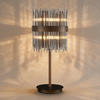 Eckington Table Lamp in Matt Bronze with Smoked Glass Rods