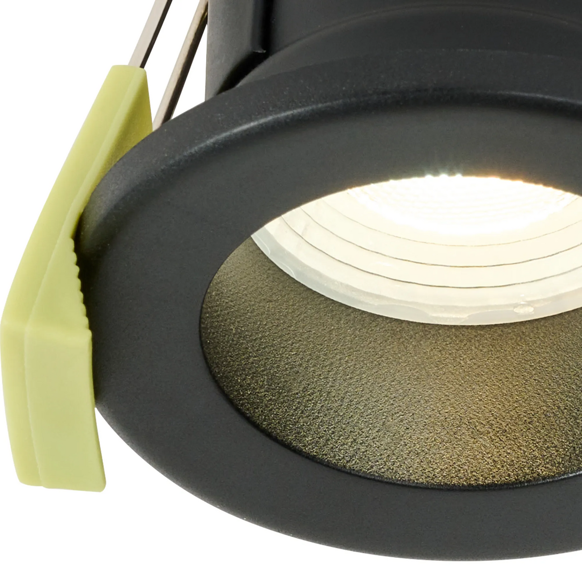 Barham Mini 4W IP65 4CCT Dimmable Fire Rated Downlight in Black by Lumiere