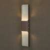 Jesmond 670 IP65 Exterior LED Wall Light in Cacao with Even Open Curve Shade