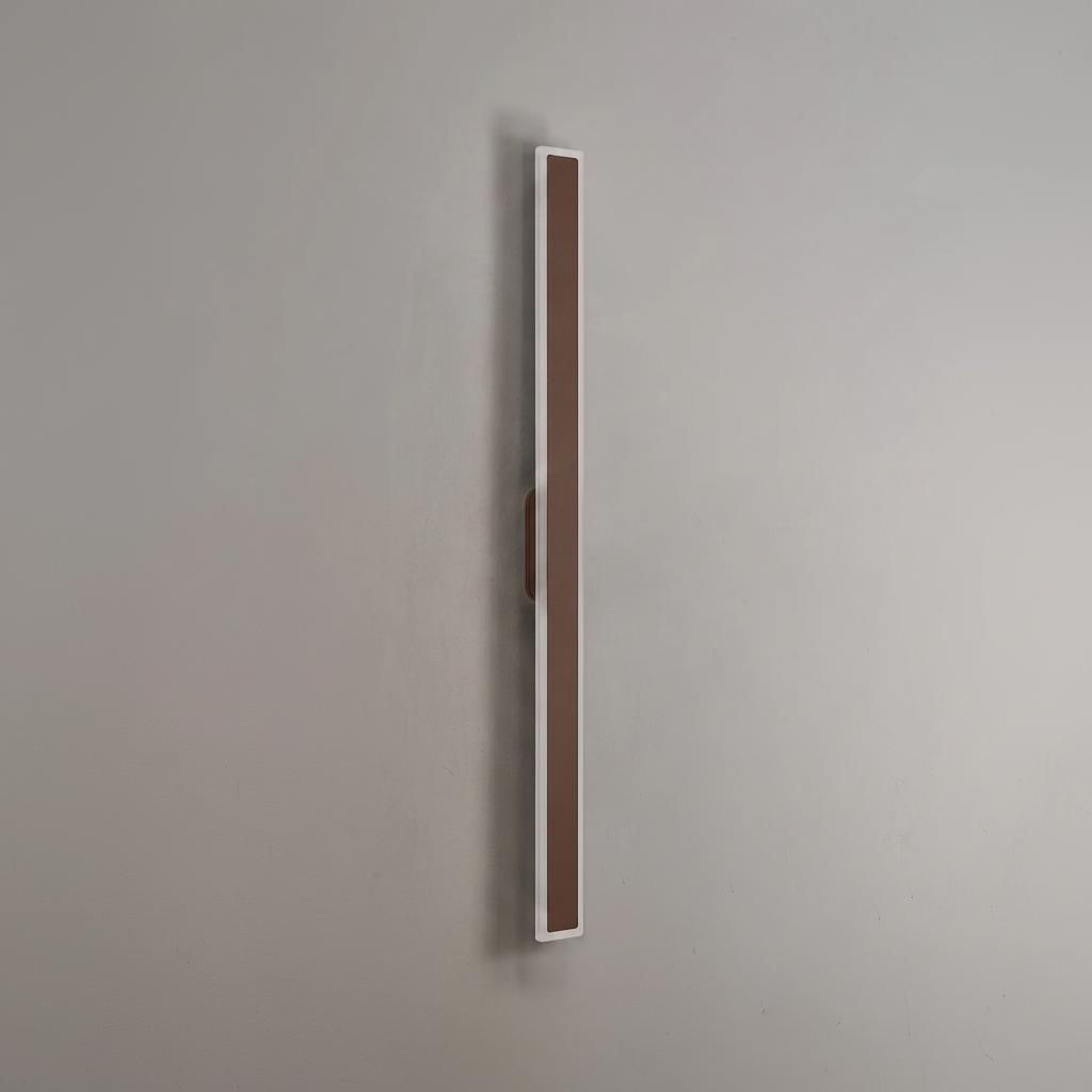 Kemberton 1000 22w LED Linear Rectangle Exterior Wall Light in Dark Brown