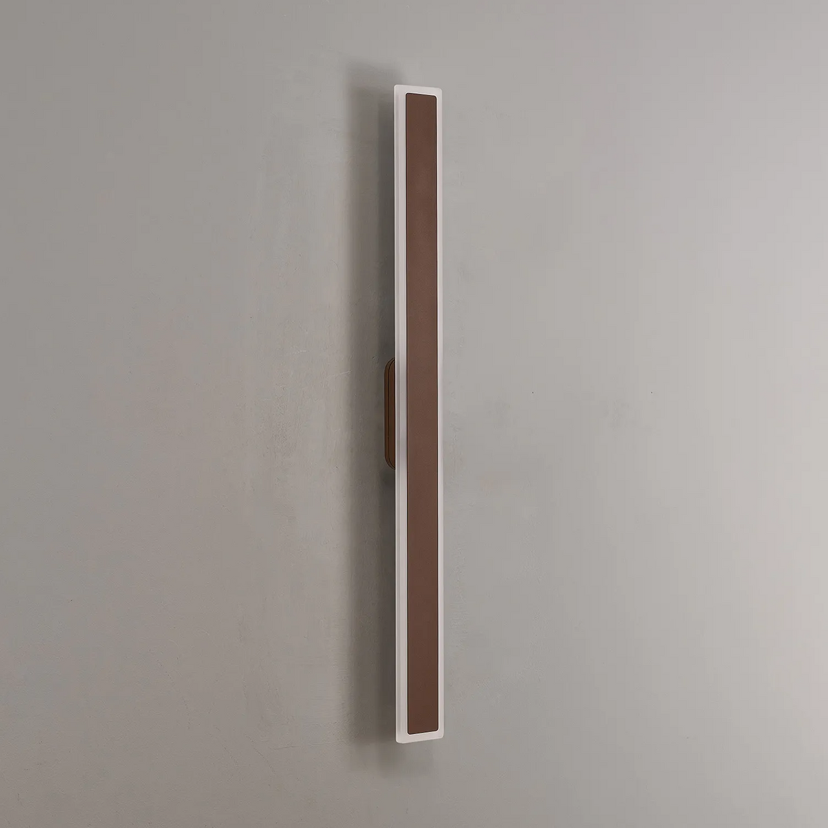 Kemberton 800 19w LED Linear Rectangle Exterior Wall Light in Dark Brown