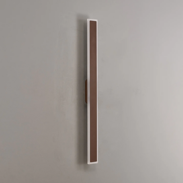 Kemberton 800 19w LED Linear Rectangle Exterior Wall Light in Dark Brown