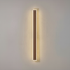 Kemberton 1000 22w LED Linear Rectangle Exterior Wall Light in Dark Brown