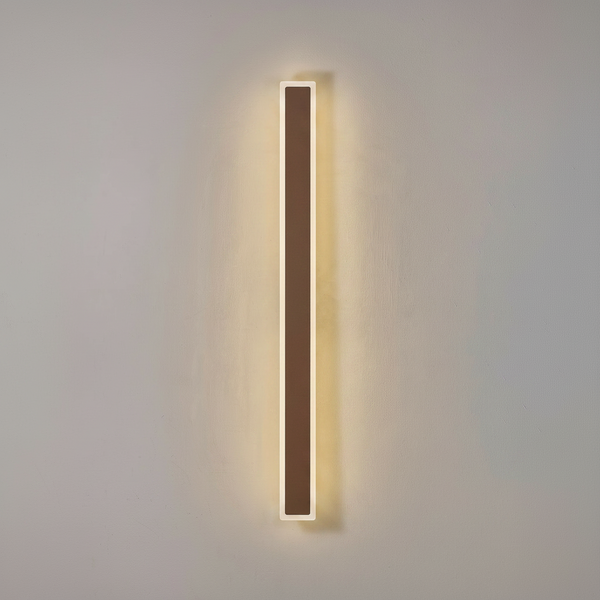Kemberton 1000 22w LED Linear Rectangle Exterior Wall Light in Dark Brown