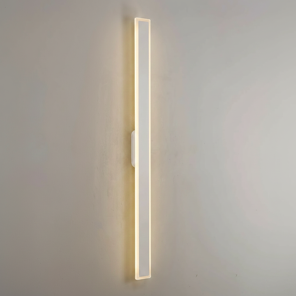Kemberton 1200 28w LED Linear Rectangle Exterior Wall Light in Sand White
