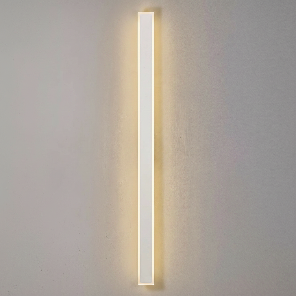 Kemberton 1400 28w LED Linear Rectangle Exterior Wall Light in Sand White