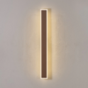 Kemberton 800 19w LED Linear Rectangle Exterior Wall Light in Dark Brown