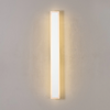 Kemberton 800 19w LED Linear Rectangle Exterior Wall Light in Sand White