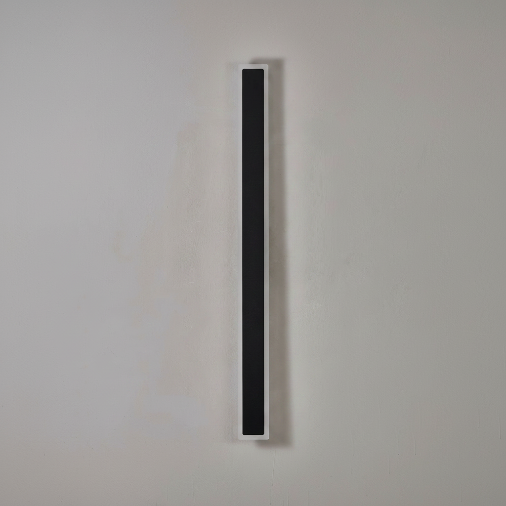 Kemberton 1000 22w LED Linear Rectangle Exterior Wall Light in Black