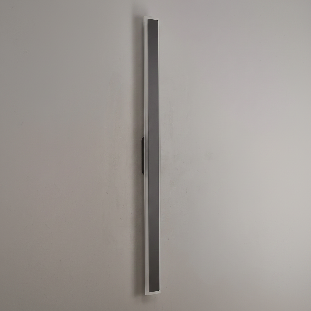 Kemberton 1200 28w LED Linear Rectangle Exterior Wall Light in Dark Grey