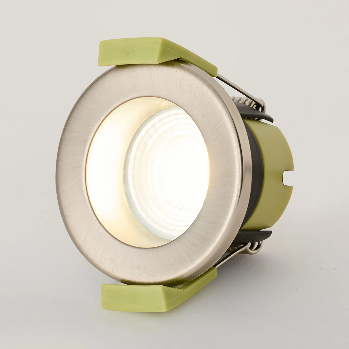 Barham Mini 4W IP65 4CCT Dimmable Fire Rated Downlight in Satin Nickel