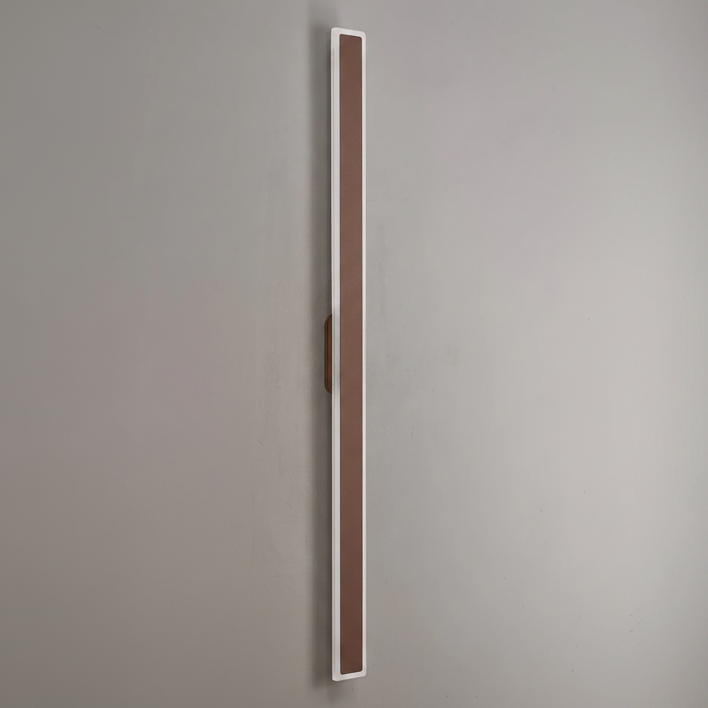Kemberton 1400 28w LED Linear Rectangle Exterior Wall Light in Dark Brown