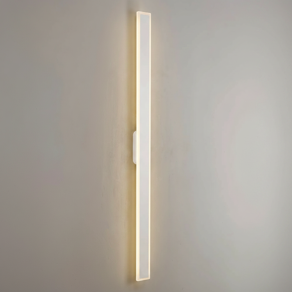 Kemberton 1400 28w LED Linear Rectangle Exterior Wall Light in Sand White