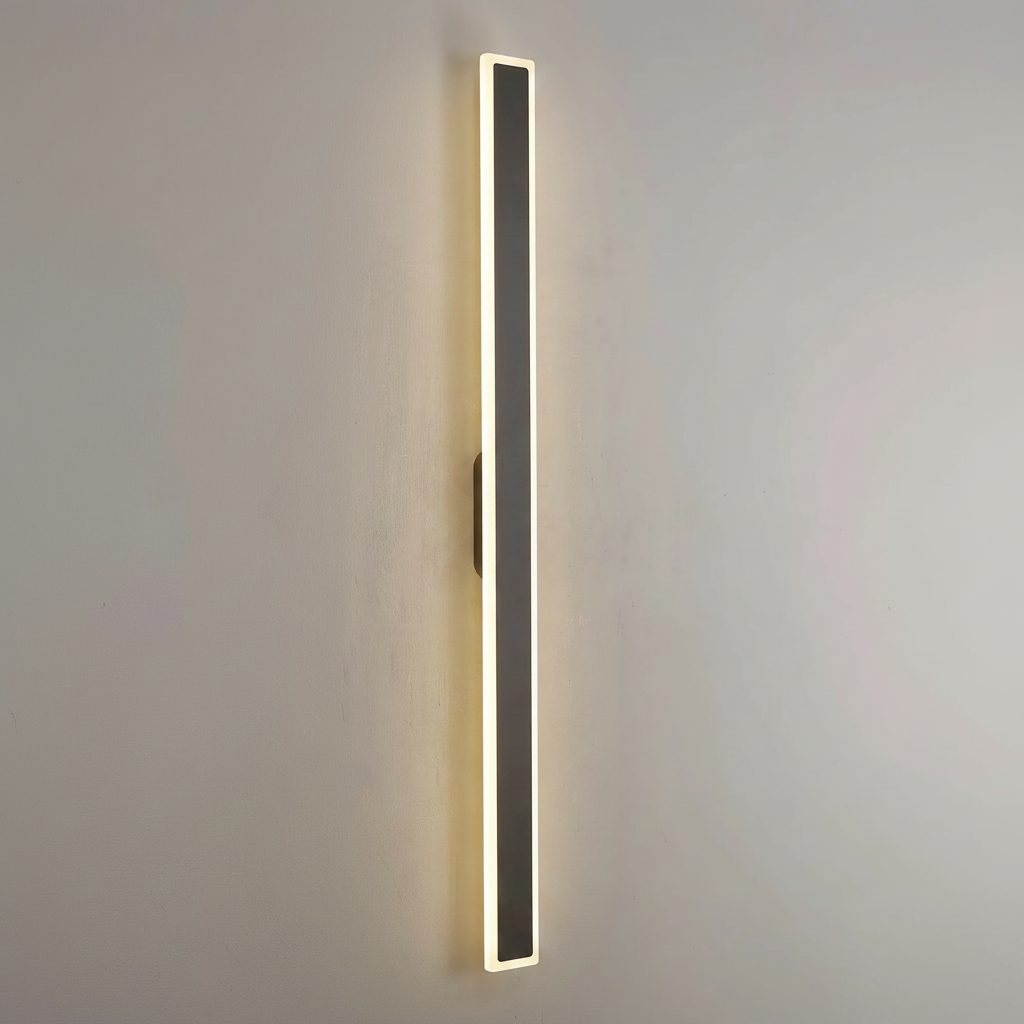 Kemberton 1200 28w LED Linear Rectangle Exterior Wall Light in Dark Grey
