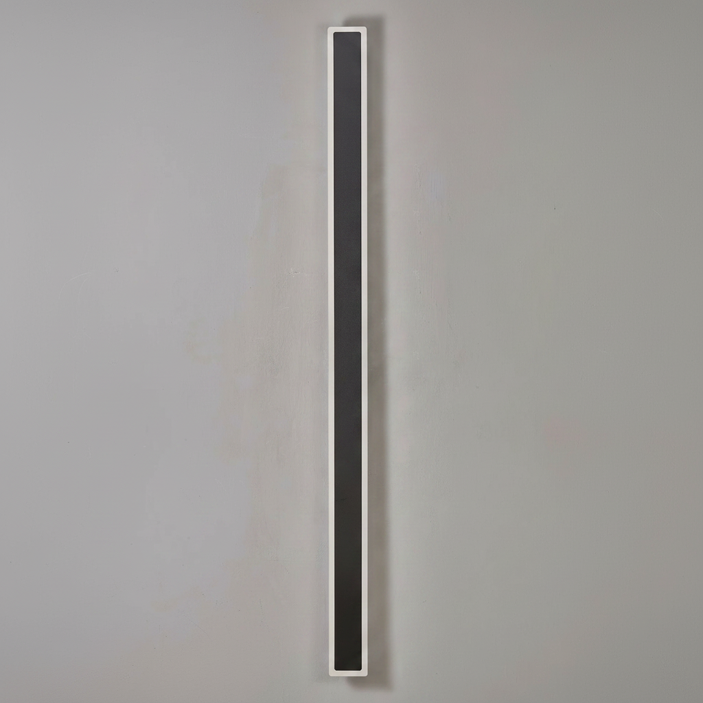 Kemberton 1400 28w LED Linear Rectangle Exterior Wall Light in Black