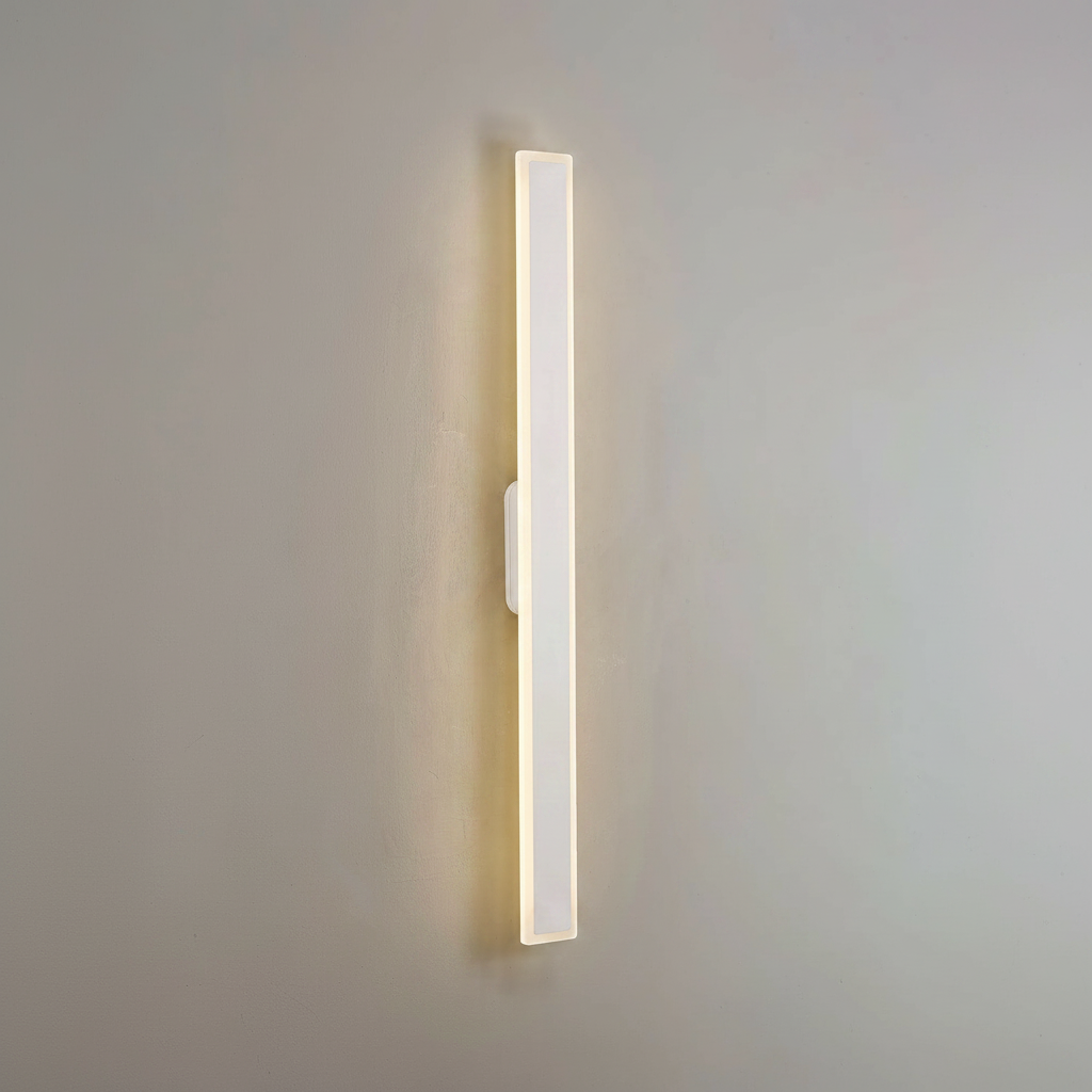 Kemberton 1000 22w LED Linear Rectangle Exterior Wall Light in Sand White