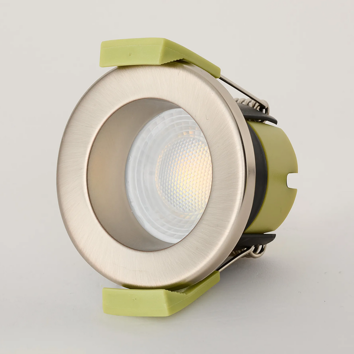 Barham Mini 4W IP65 4CCT Dimmable Fire Rated Downlight in Satin Nickel
