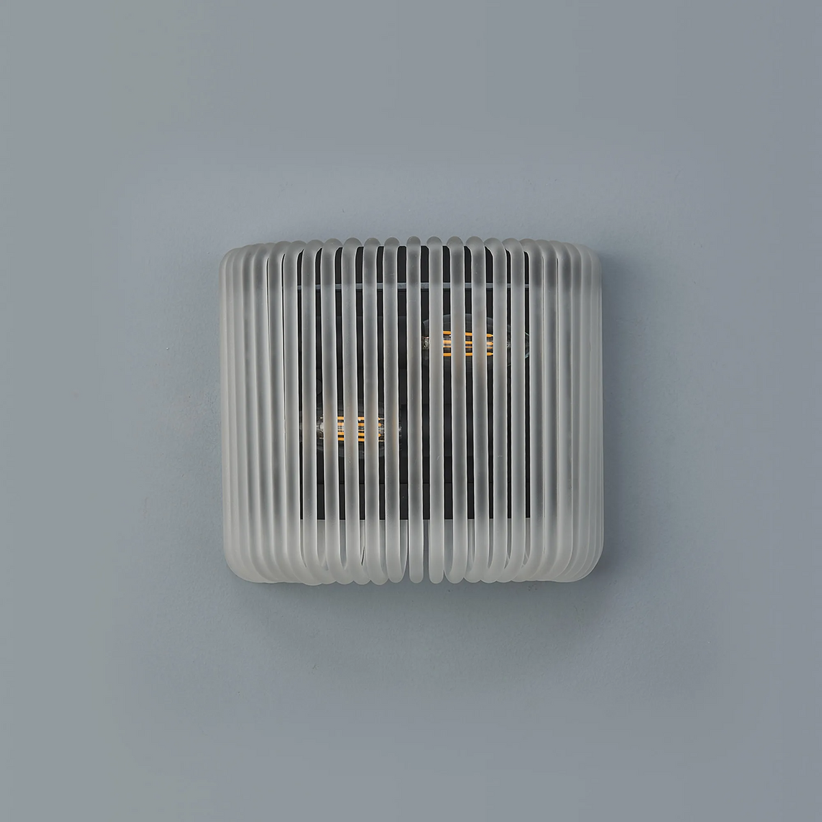 Jevington Small Wall Light in Black with Frosted Glass