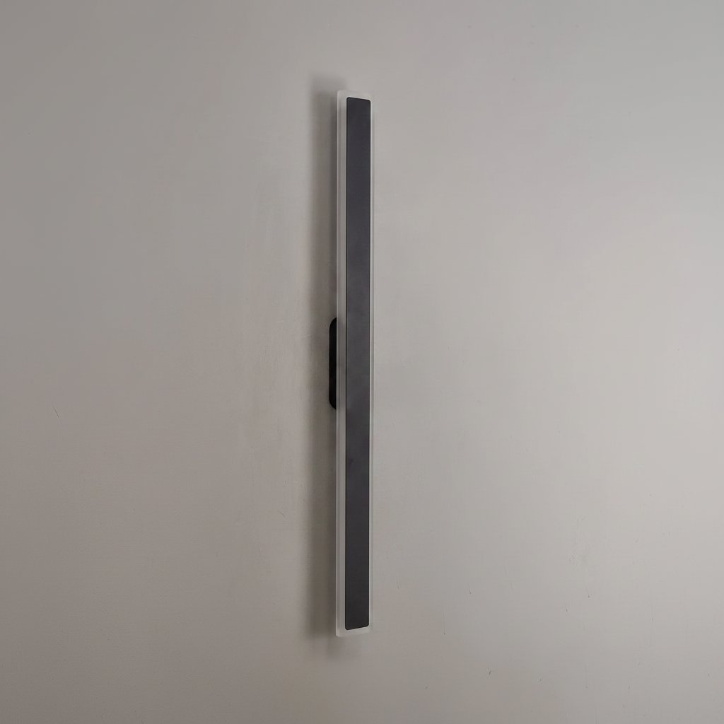 Kemberton 1000 22w LED Linear Rectangle Exterior Wall Light in Black
