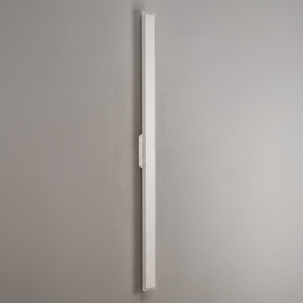Kemberton 1400 28w LED Linear Rectangle Exterior Wall Light in Sand White
