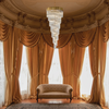 Kentisbeare 900mm 7 Tier 31 Lamp Chandelier in Brass & Clear Glass