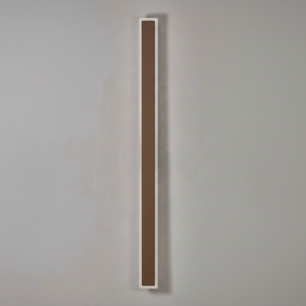 Kemberton 1200 28w LED Linear Rectangle Exterior Wall Light in Dark Brown