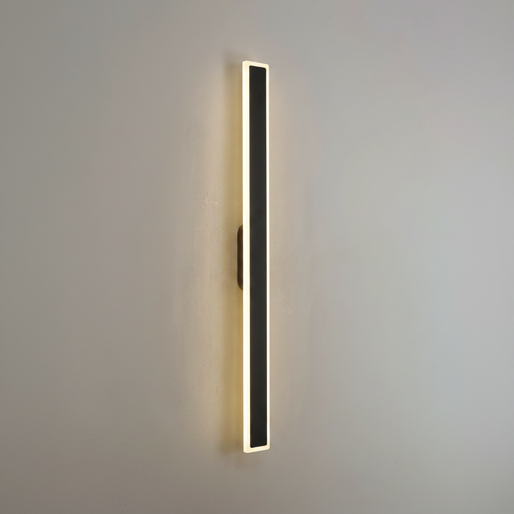 Kemberton 1000 22w LED Linear Rectangle Exterior Wall Light in Dark Grey