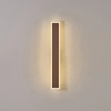 Kemberton 600 17w LED Linear Rectangle Exterior Wall in Dark Brown