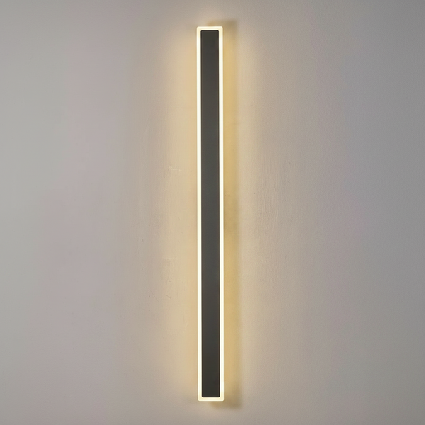 Kemberton 1200 28w LED Linear Rectangle Exterior Wall Light in Dark Grey