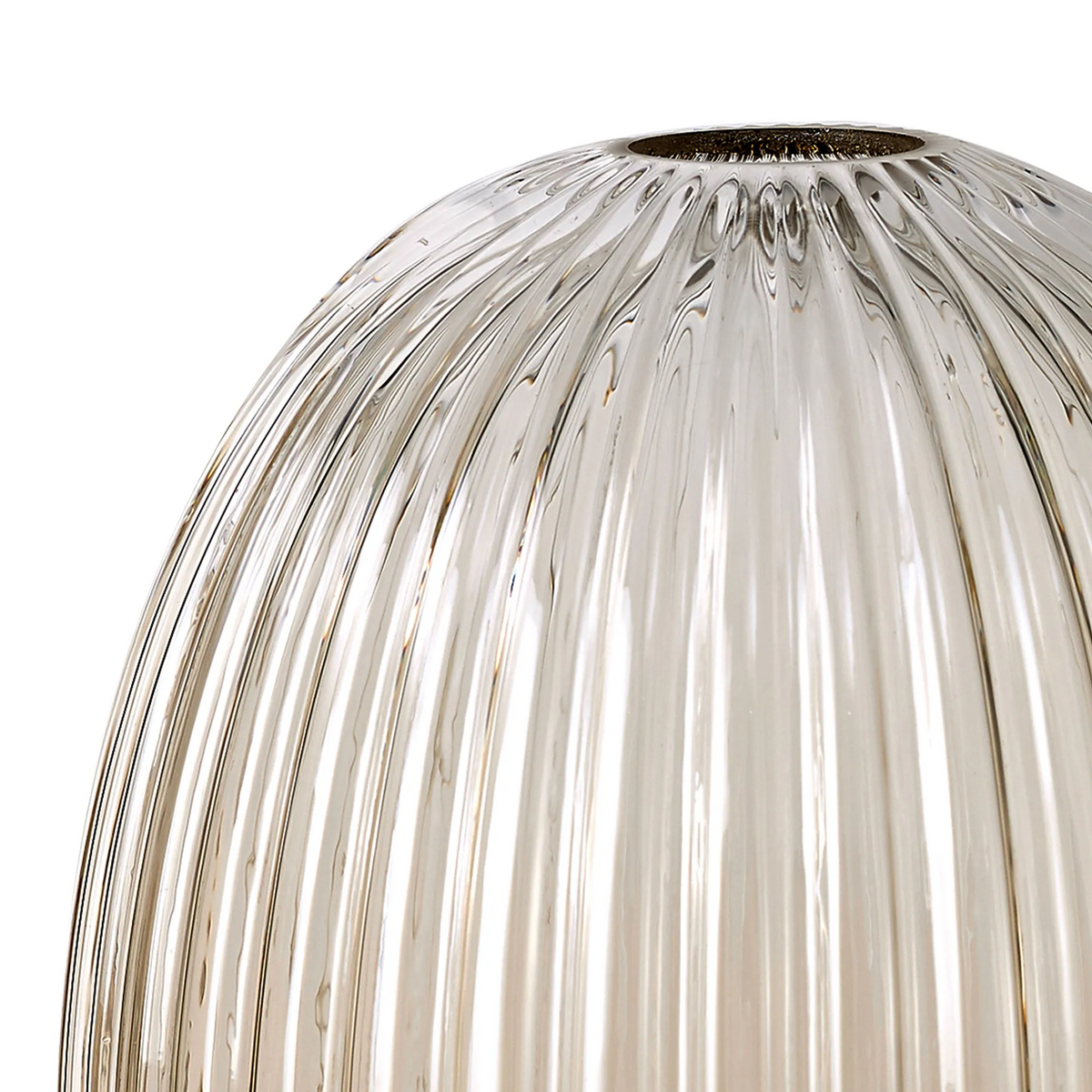 Lumiere Spares Atherington 20cm almond ribbed champagne glass shade