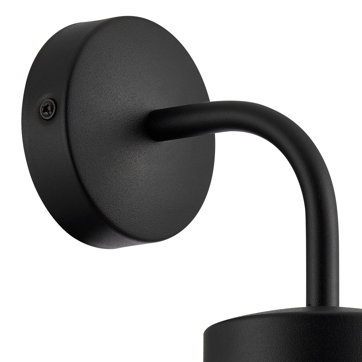 Murston IP44 Exterior Wall Light in Black with Clear Glass