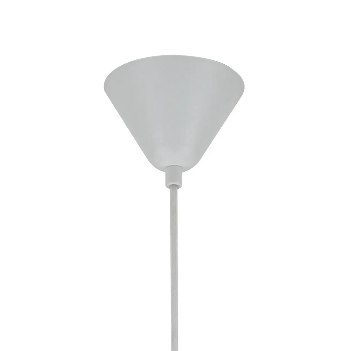 Tudeley 220mm Single Drop Pendant in Matt White