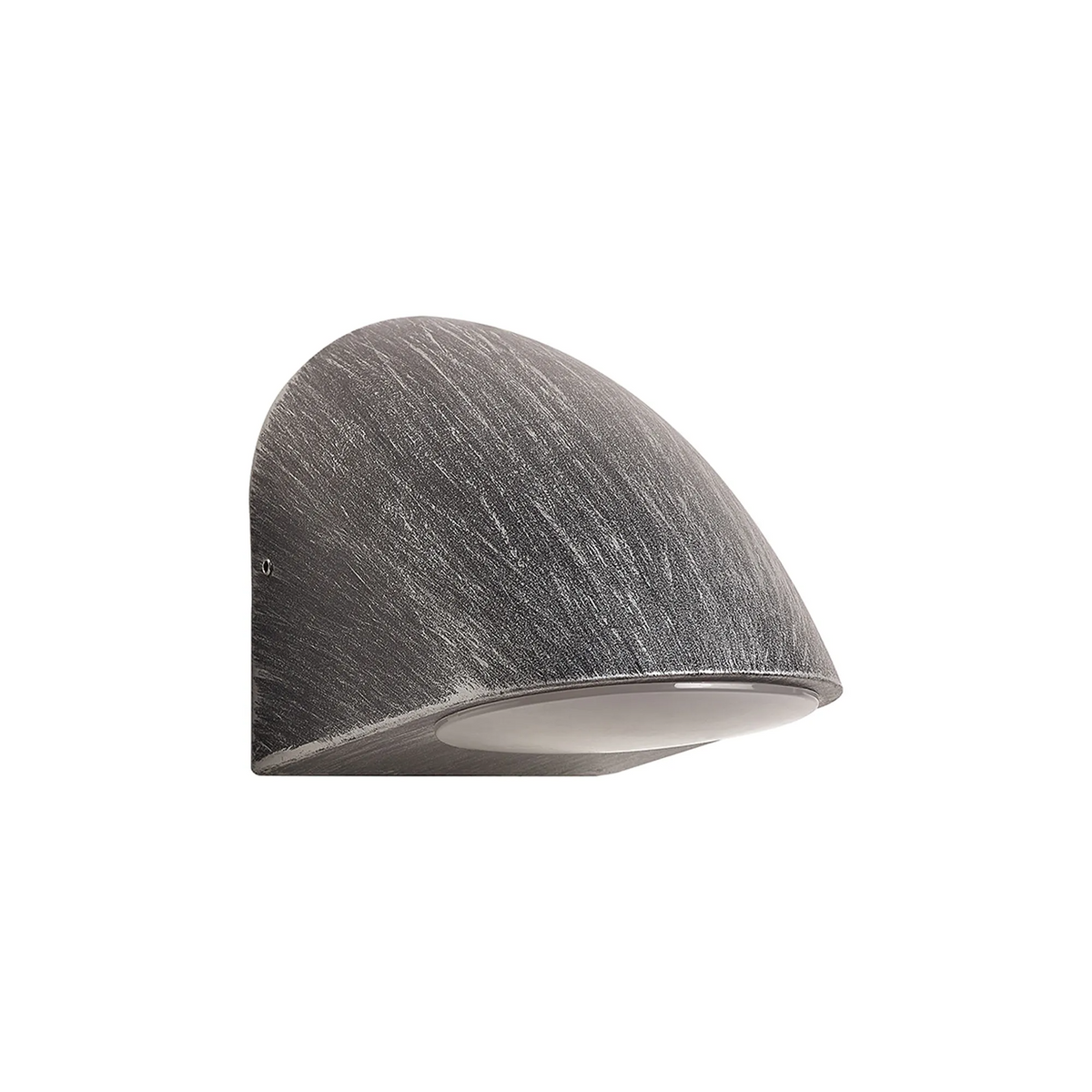 Kelso IP54 Exterior Wall Light in Black & Brushed Silver