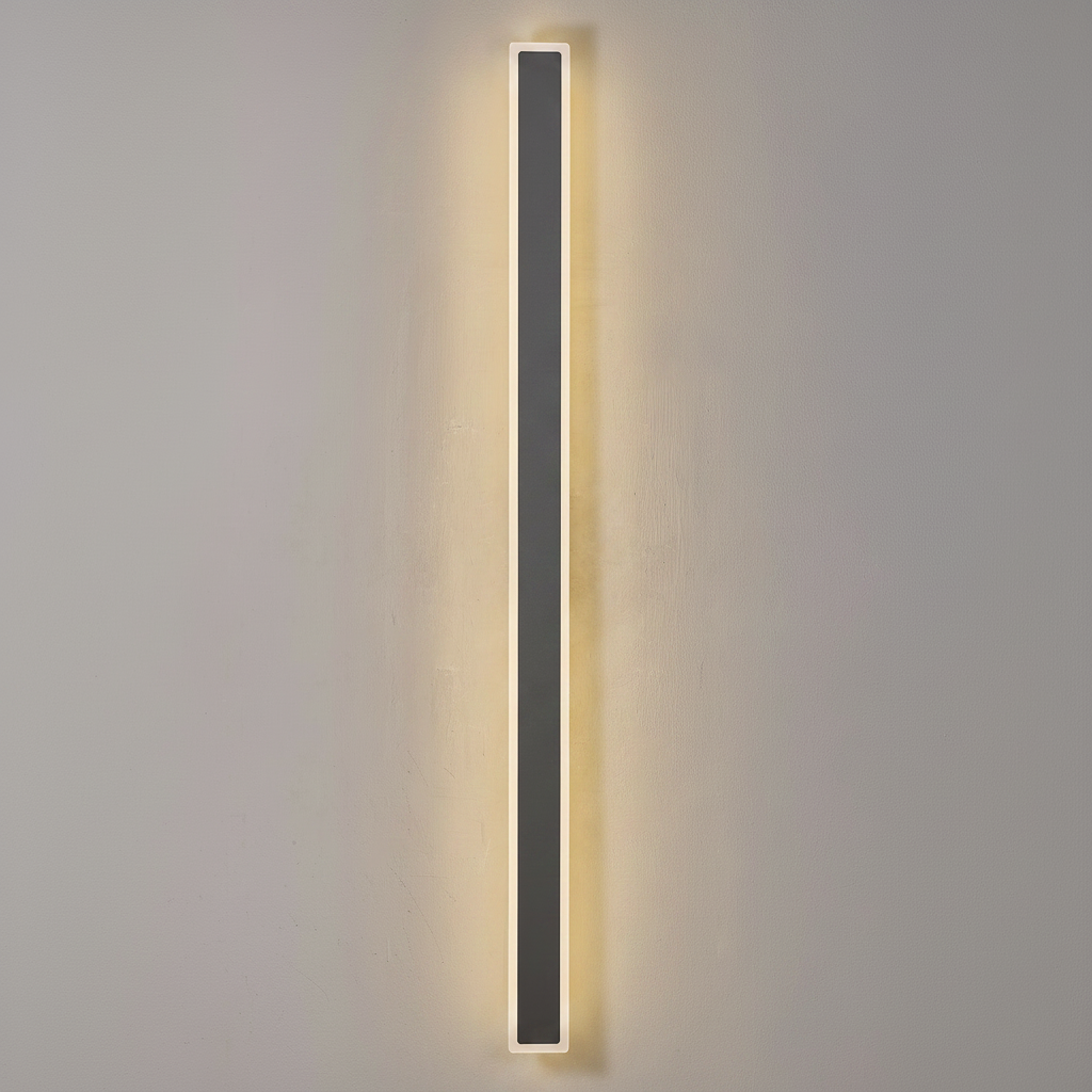 Kemberton 1400 28w LED Linear Rectangle Exterior Wall Light in Dark Grey