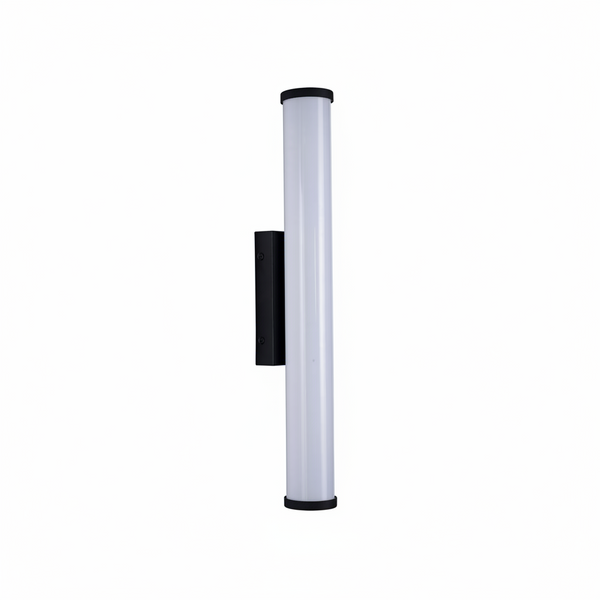 Kingswear Large LED 12W IP44 Bathroom Wall Light in Sand Black