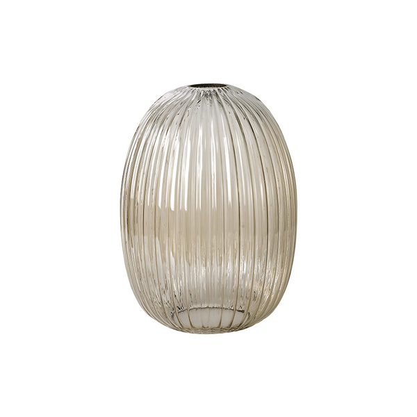 Atherington 20cm Almond Ribbed Champagne Glass Shade