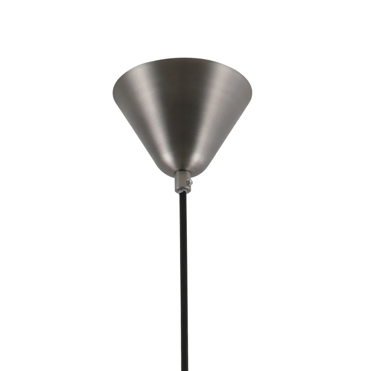 Tudeley 220mm Single Drop Pendant in Gunmetal